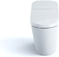 Washlet with Integrated Toilet G400 Cotton White Bidet Toilet with Integrated Dual Flush Toilet with 3D Tornado Flush Technology 2