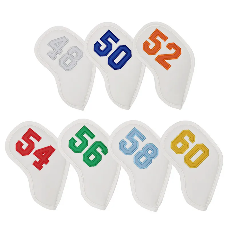 The new Golf club head cover, golf sand cover leather golf iron cover golf ball Angle dug head protection sleeve