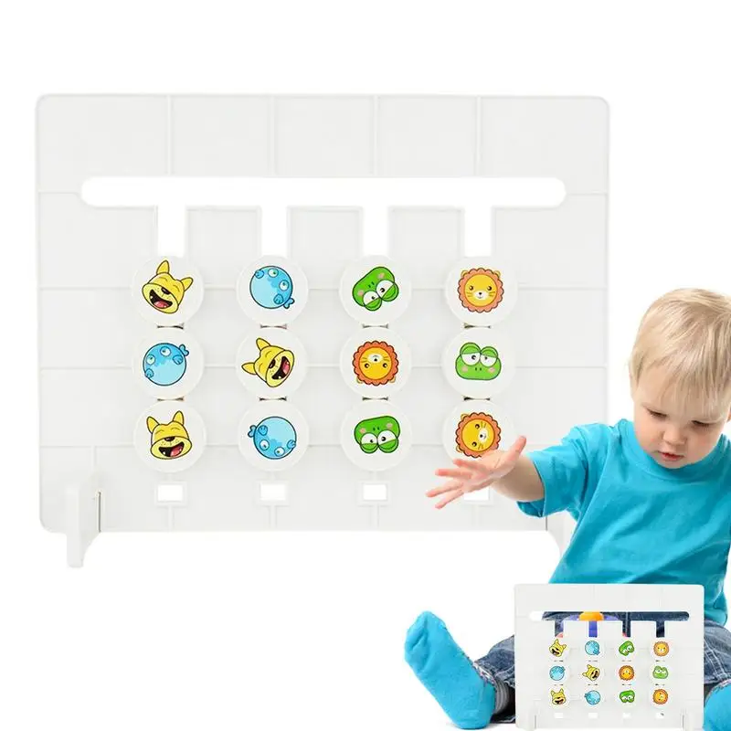 

Montessori Learning Toys Slide Color Matching Brain Teasers Logic Game Early Educational Puzzle Game For Kids