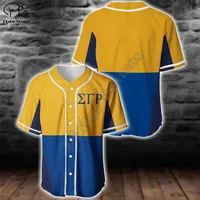 Sigma Gamma Rho Sorority 1922 Baseball Jersey Shirt 3D All Over Printed Shirts hip hop Tops 1