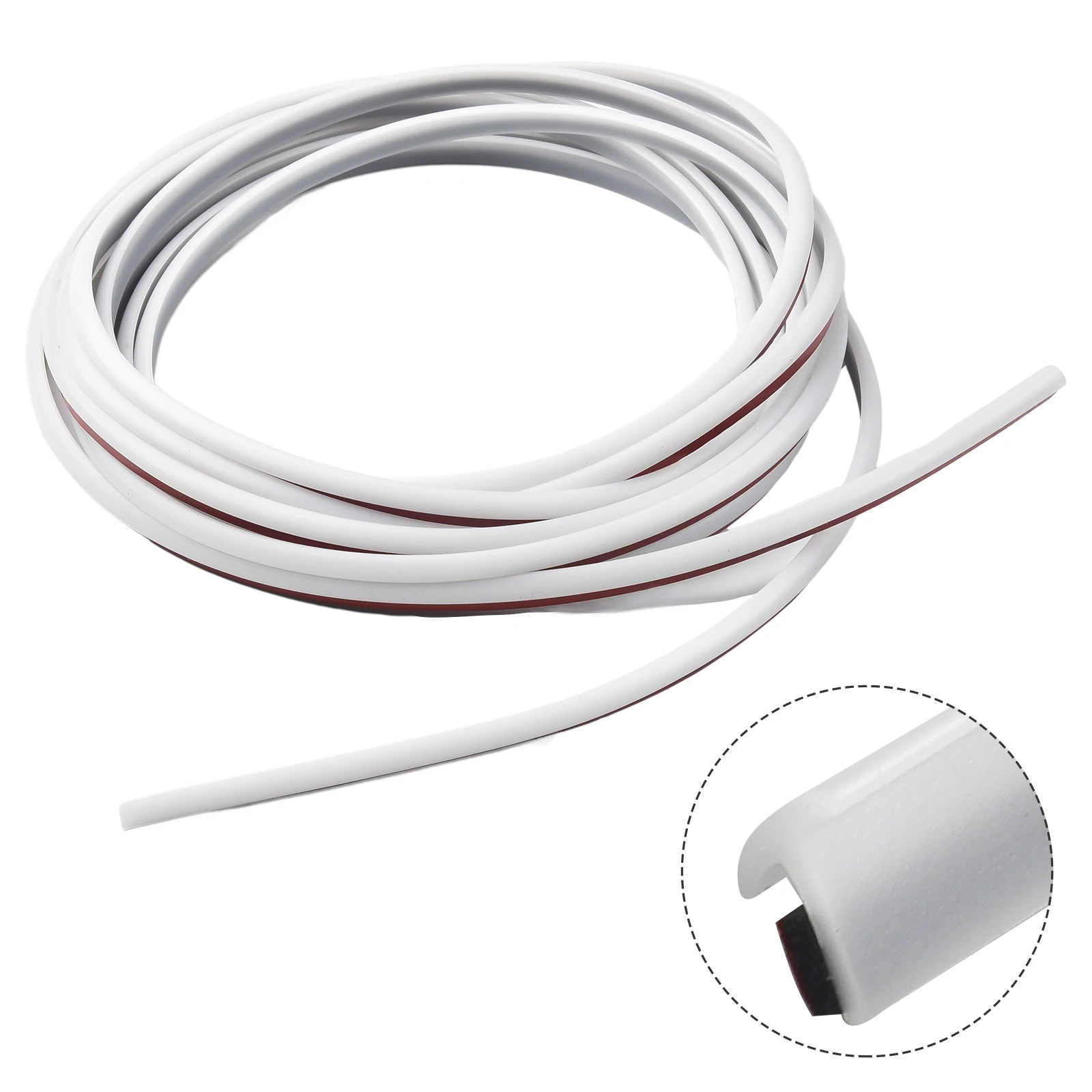

4M T-Shape Rubber Car Door Seal Strip Hood Trunk Edge Weatherstrip Moulding Trim Heat Resistance Sealed Strips