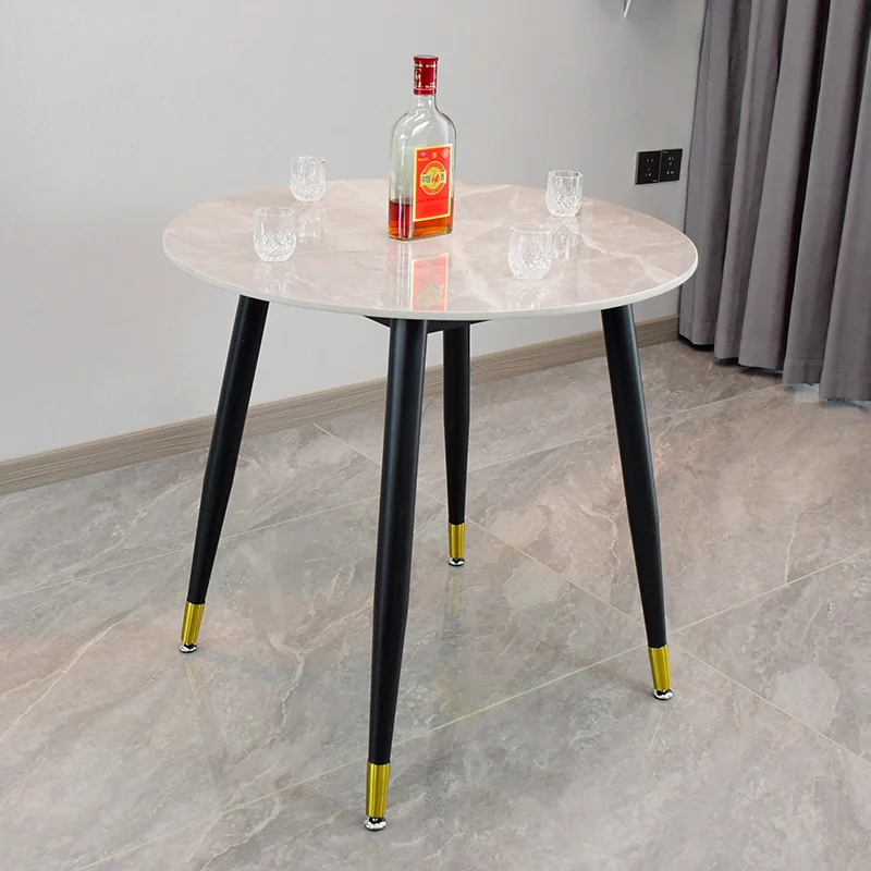 

Rock dining mini dining table small apartment dining table small round small square table contact shop