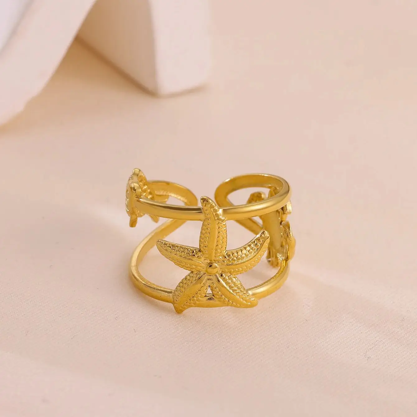Starfish Rings Ellis display Women Stainless Steel