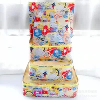 6PCS Sanrio hello kitty Cartoon handbag Travel Tote Bag Packing and Organizing Bag My Melody Cinnamon Dog Storage Bag 4