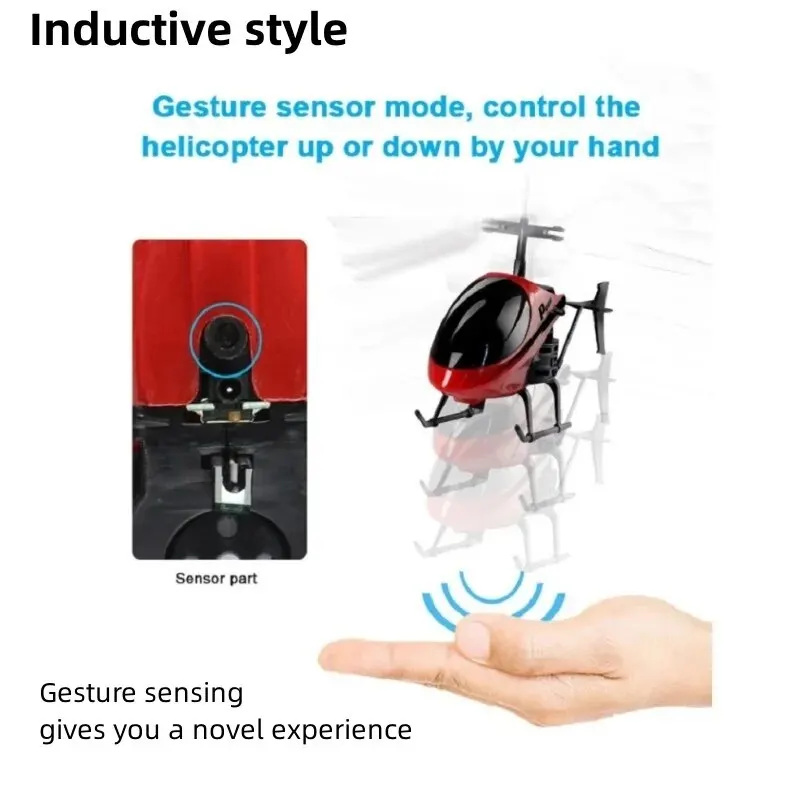 Induction Hovering Safe Fall-resistant Mini Helicopters Toys 2