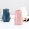 Creative Fashion Flower Vase Imitation Ceramic Plastic Flower Pot Nordic Style Modern Flower Arrangement Container Home Ornament 4