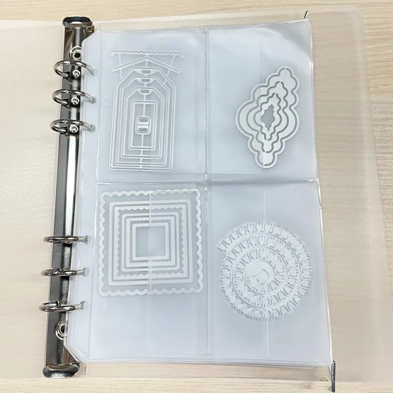 Storage Bag and Clip A5 6-Hole Strap Scrapbook Organizing
