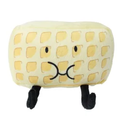 New Arrival BFDI Plush Toy - Soft Stuffed Doll with Four Characters: Fire, Flower, Waterdrop & Lollipop - Perfect Gift (Waffles 15cm)
