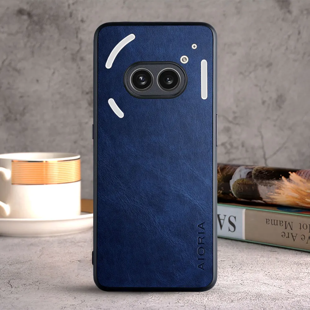 Luxury Vintage Leather Phone Case – Premium Cover Coque  Capa