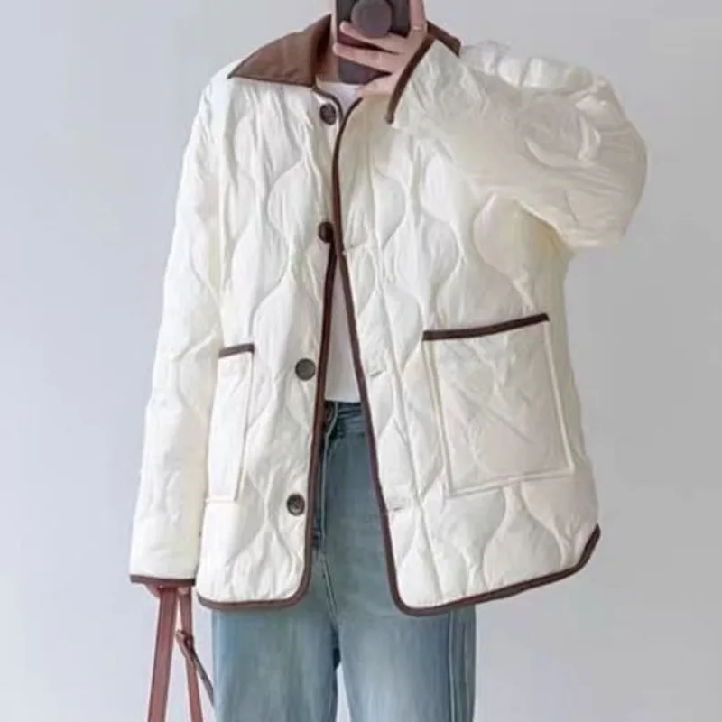 giacca-trapuntata-invernale-calda-donna-piumino-monopetto-maniche-lunghe-coreano-chic-vintage-bianco-piumino-d'anatra-abbigliamento-donna-nuovo