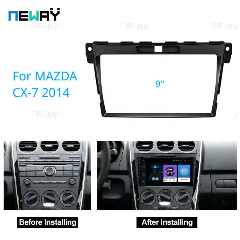 

9-дюймовый радиоприемник Android автомобильный радиоприемник Рамка для MAZDA CX-7 2014 комплект приборной панели