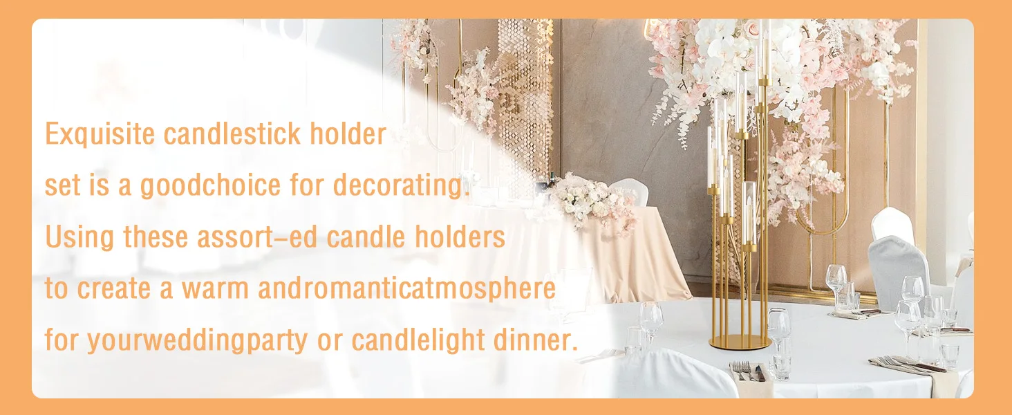 candelabros para centros de mesa