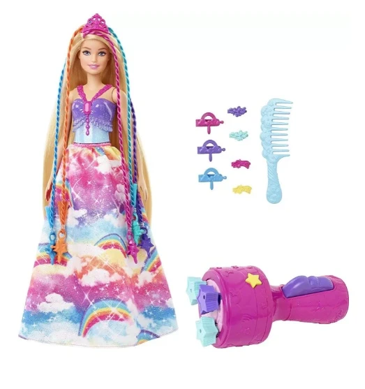 Articulatie Vervorming versneller Barbie Dreamtopia Princesa Tranças Mágicas Gtg00 MATTEL| | - AliExpress