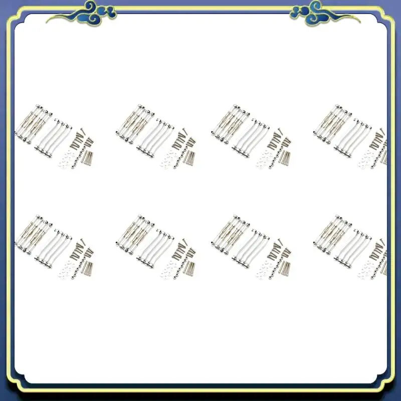 휴대용 64X 금속 섀시 당김 막대 링크 서스펜션 타이로드 MN D90 D91 D96 D99 D99S MN90 MN99S 1/12, 실버