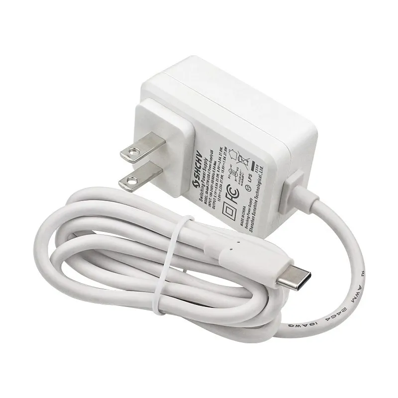 Raspberry Pi 5 PD 27W Power Supply 5.1V 5A USB Type C Power Adapter for EU US UK
