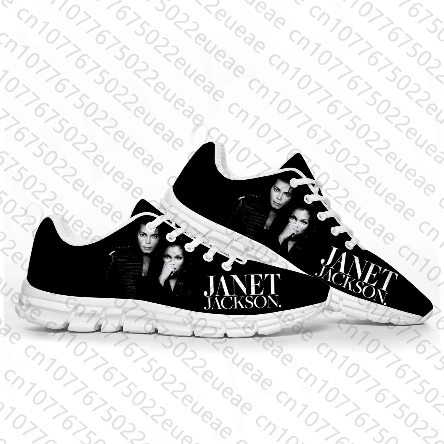 

Спортивная обувь Janet Jackson Singer Pop, мужские, женские, подростковые, детские кроссовки, повседневные, под заказ, Высококачественная Белая обувь для пар