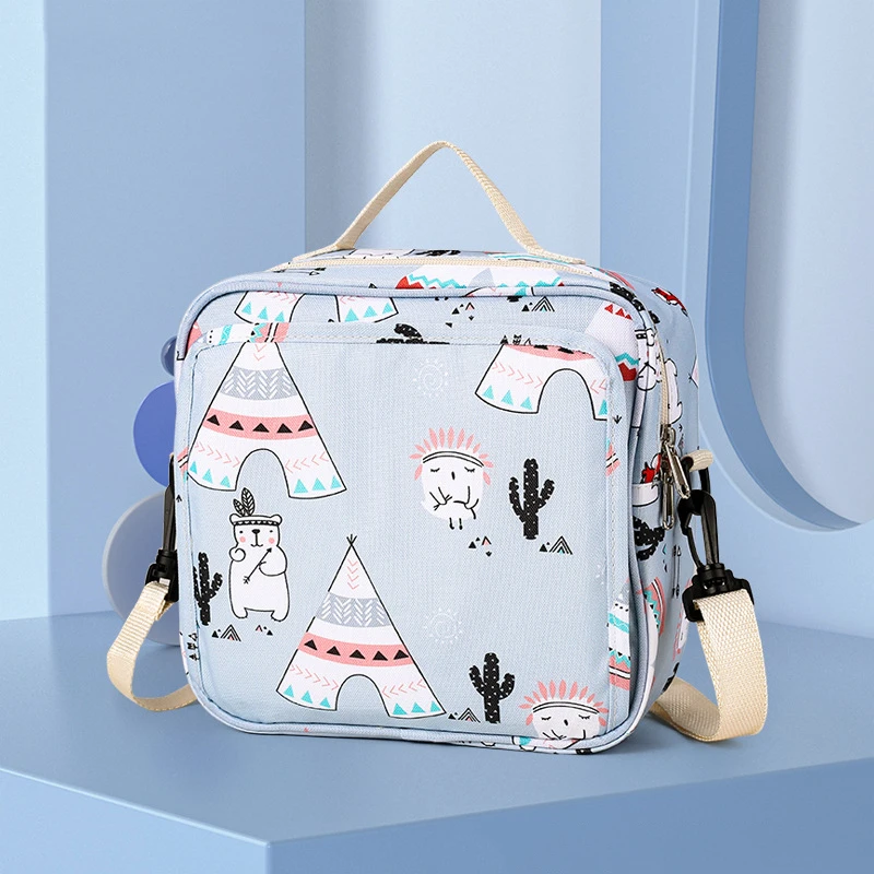 2024 New Cartoon Style Diaper Bag New Baby Outing Diaper Storage Bag Portable Diaper Bag Large Diaper Bag Shoulder Mommy Bag