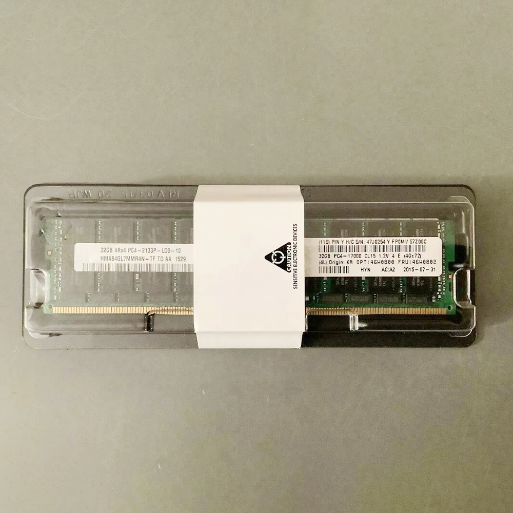 1PCS Server Memory For IBM RAM X3550 X3650 M5 46W0800 46W0802 47J0254 PC4-2133P-L 32GB 4DRX4 DDR4 LRDIMM 5 1PCS Server Memory For IBM RAM X3550 X3650 M5 46W0800 46W0802 47J0254 PC4-2133P-L 32GB 4DRX4 DDR4 LRDIMM - Image 3