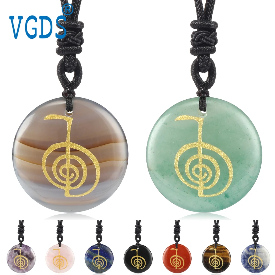 Ciondolo in argento, Cho Ku Rei simbolo di potere del Reiki di Usui