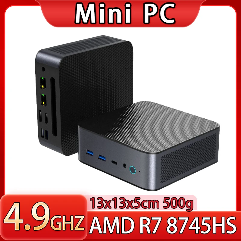 AOOSTAR ミニPC ryzen7 8745HS 32G/1TB Mini PC Windows 11 Pro