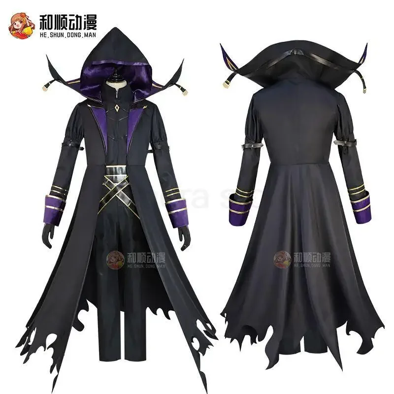 

Kagenou Cid Cosplay Costume Wig Anime The Eminence In Shadow Minoru Kageno Black Uniform Shadow Garden Cloak Belt Gloves Outfit