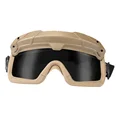 Tan with black lens