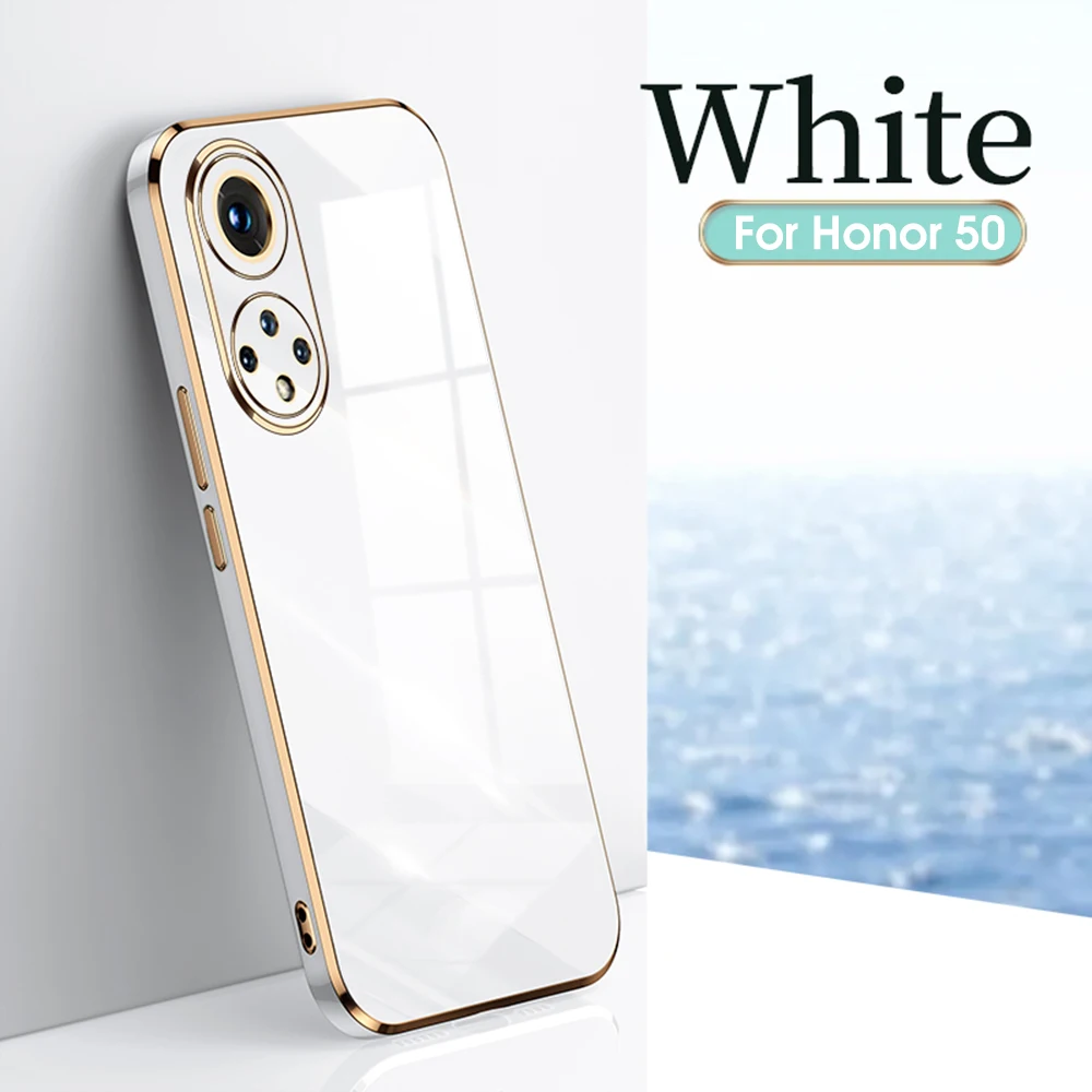 Luxury Plating Phone Case For Honor 50 Pro Soft Tpu Shockproof_voghion.com