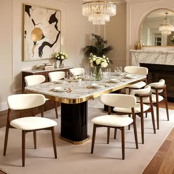 Upholstered Dining Chair Set of 8 1