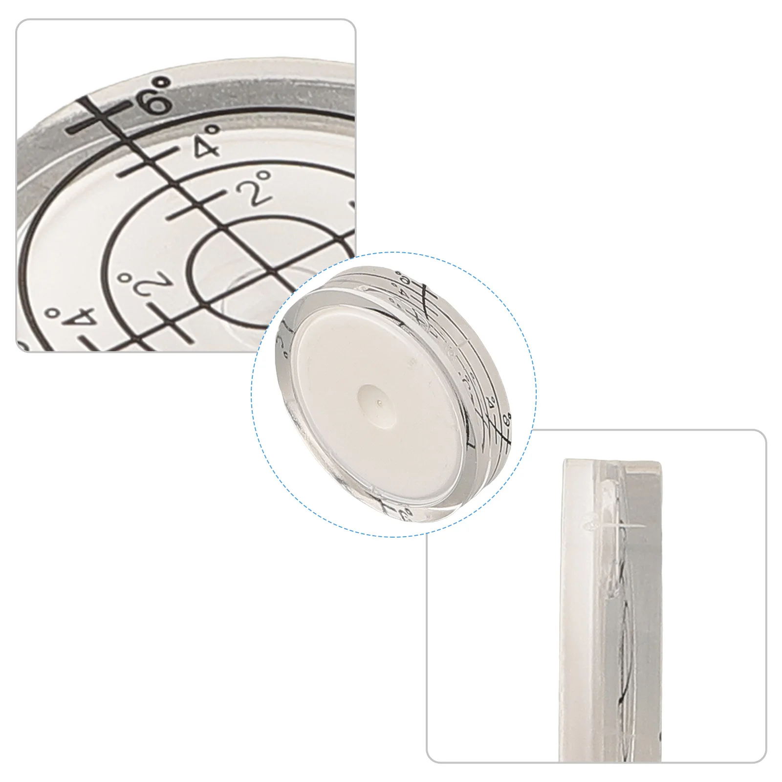 

1-pc 32mm Universal LevelLevel Bubble Bullseye Level BubbleLevel Round Circular Measuring Meters Measuring Tools