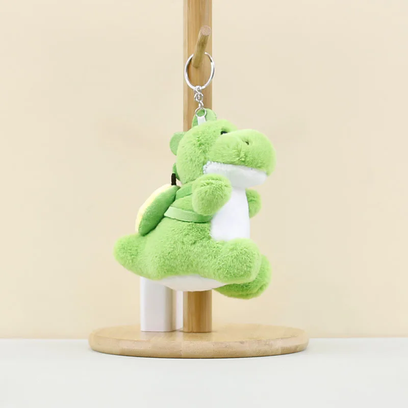 Cartoon Fruit Dinosaur Keychain Doll keyring Bag Backpack Pendant Boys Girls Toy Car Home Plush Decoration Stuffed Keychains 5