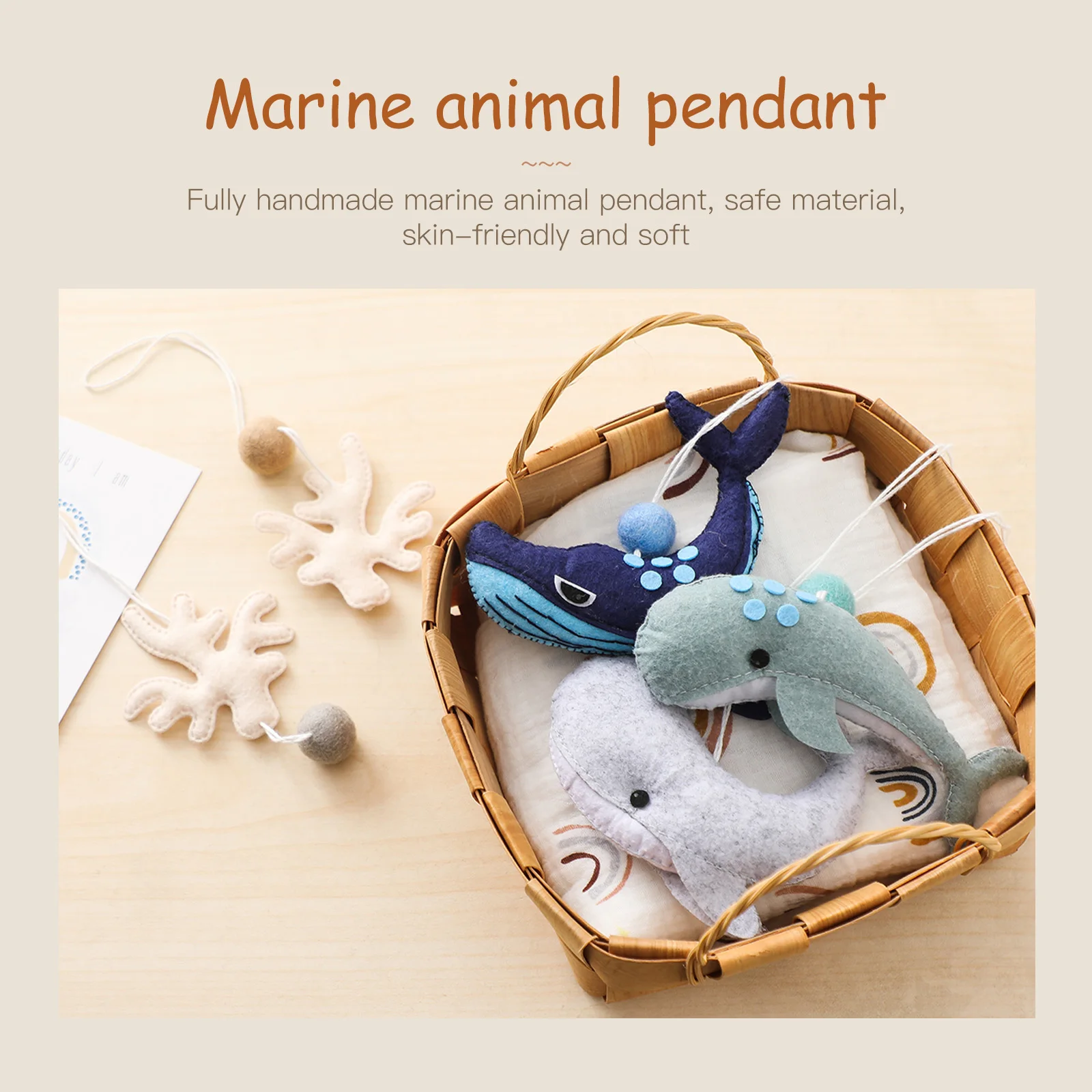 Cotton Crochet Baby Gym Pendant Toy 5
