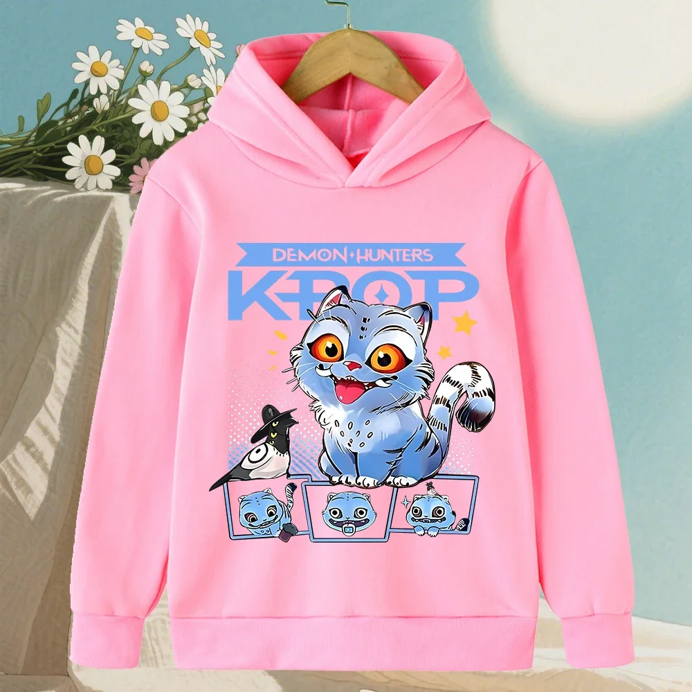 KPop Devil Hunter Hoodies - Trendy Warm Sweaters for Boys and Girls