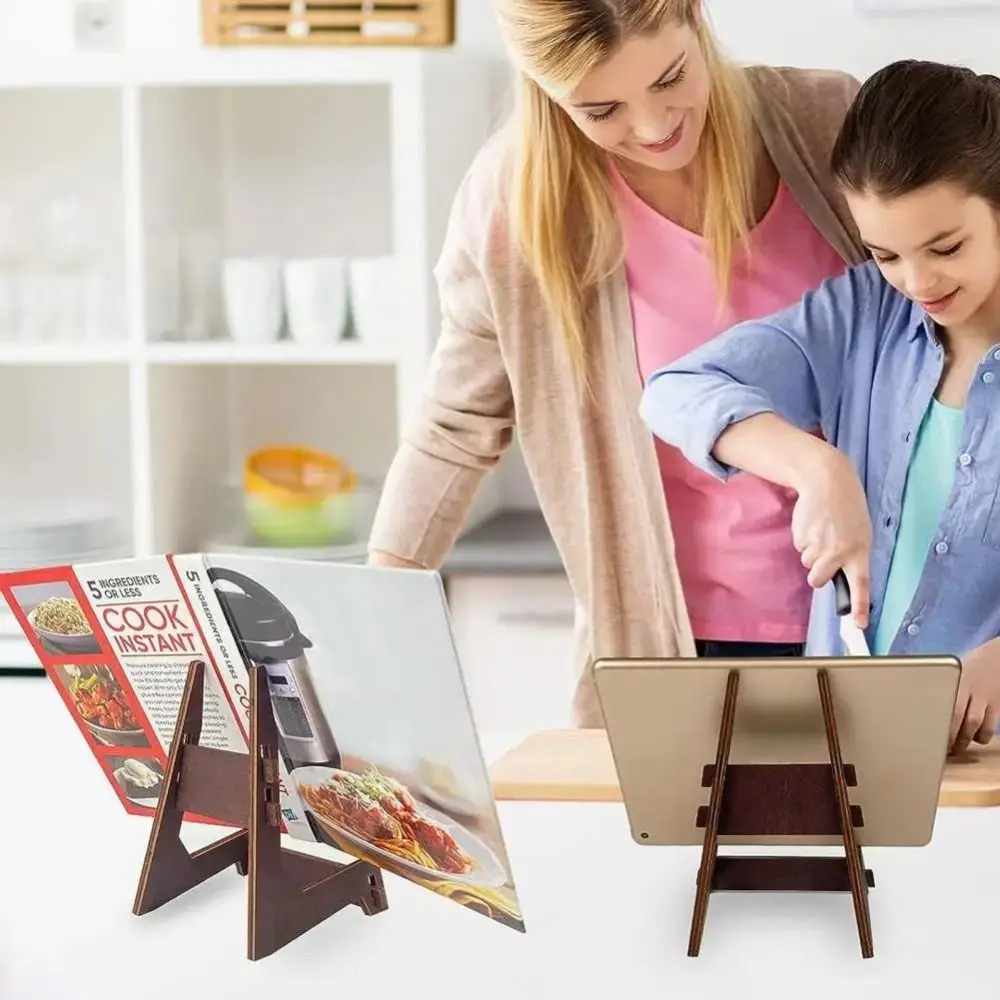 Easel Stand 4.5/6/8inch Art Display Stand Anti-Slip Wooden Picture Frame Stand Vintage Multi-purpose Book Display Stand Painting - 4