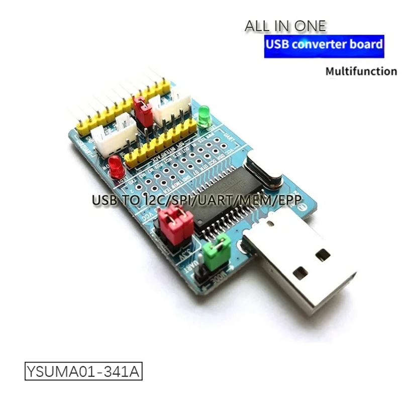 DollaTek CH341A USB naar SPI I2C IIC UART TTL ISP Seriële Adapter Module EPP /MEM Converter Voor Seriële Borstel Debugging RS232 RS485