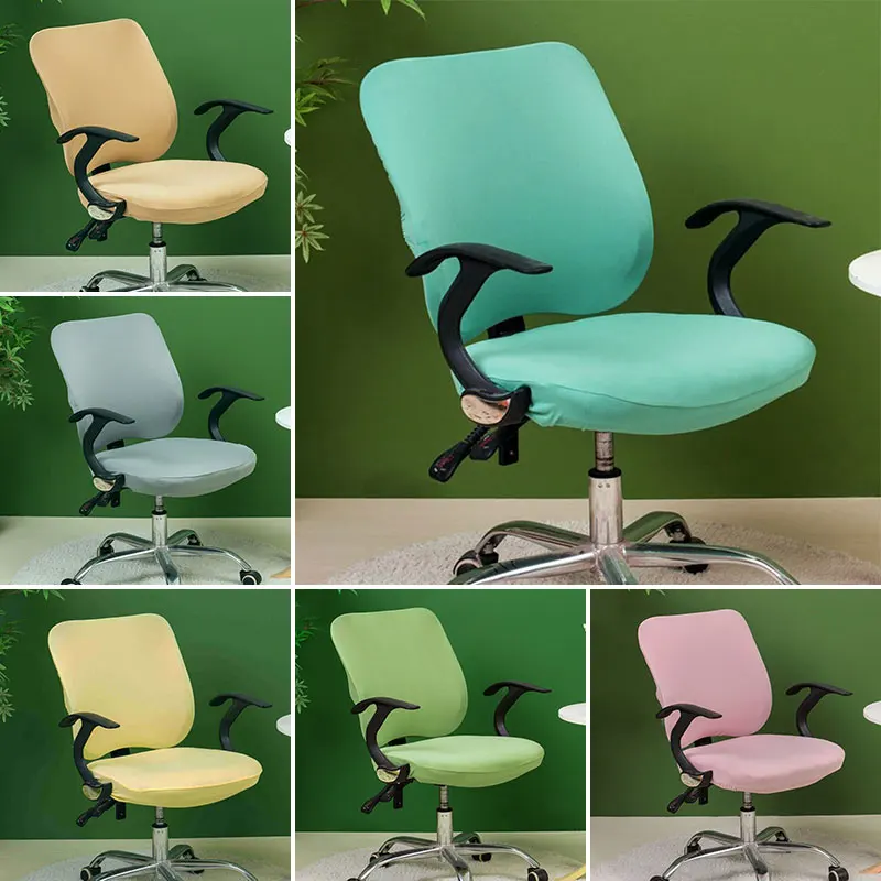 ElasticSplitOfficeChairCoverBackrestCoverOfficeChairCoverProtectorStretchSplitSeat