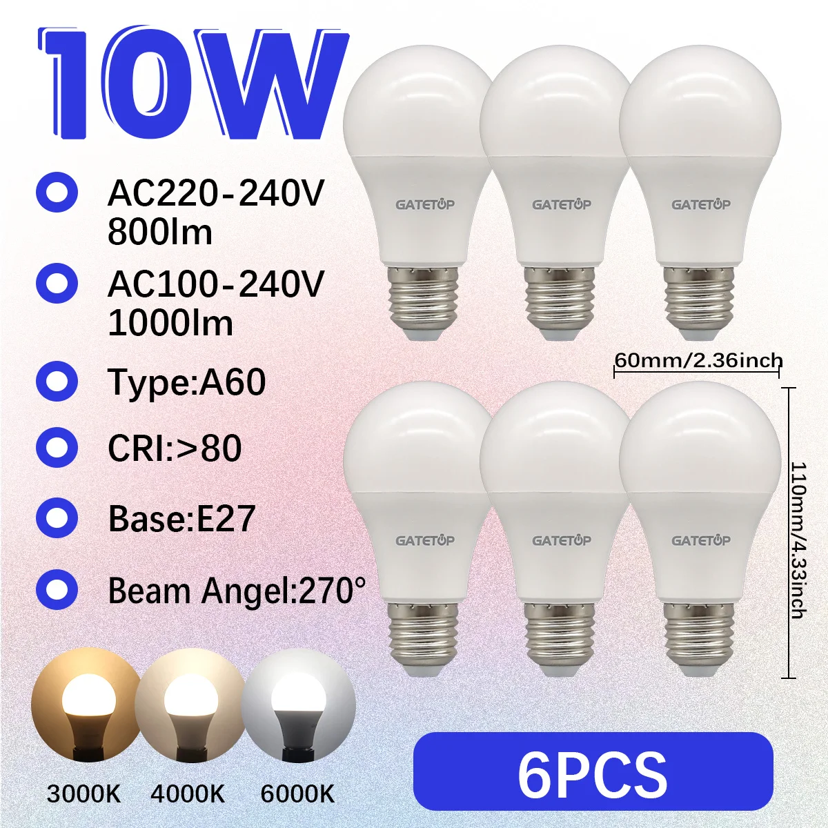 6PCS
