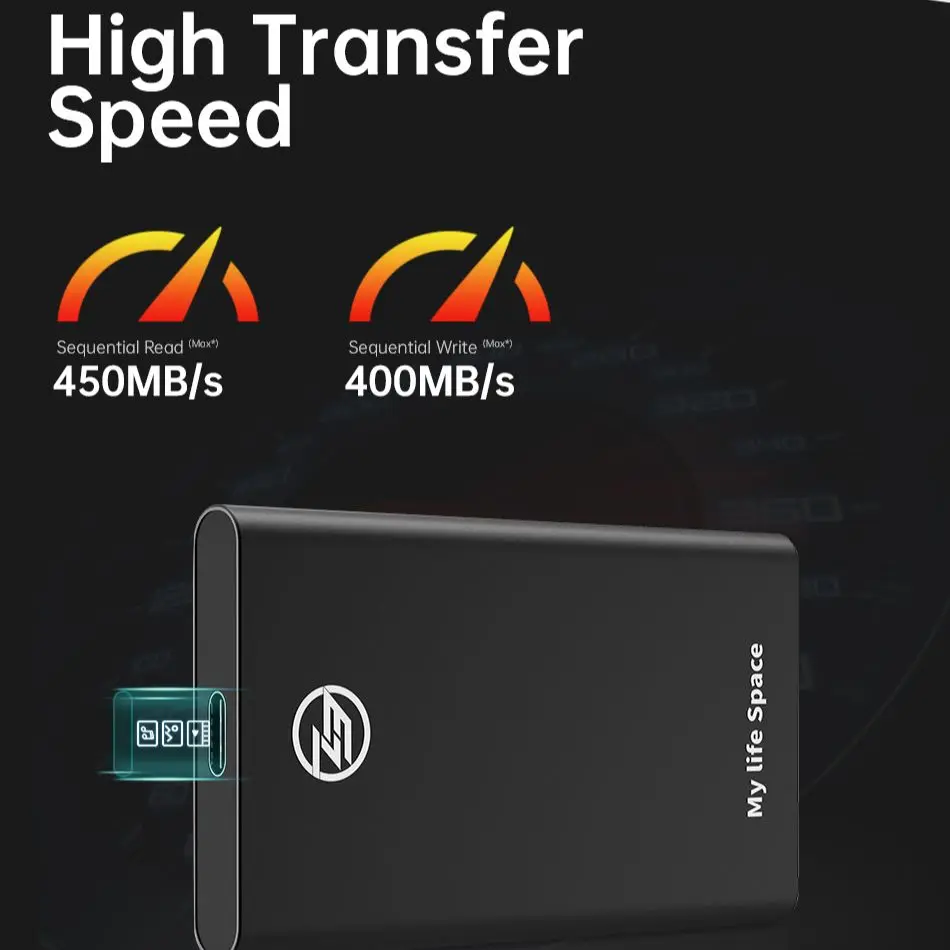 External Hard Drive KingSpec External SSD hard drive 120GB SSD 240GB 480GB Portable External hard drive 1TB hdd for laptop with Type C USB 3.1