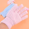1pc Bath For Peeling Exfoliating Mitt Gloves For Shower Body Brush Fingers Towel Body Massage Sponge Wash Moisturizing SPA Foam 2
