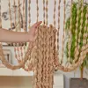 1*2M Beaded String Curtain Door Curtain Beads Thread Tassel Curtains Window Wall Panel Room Divider Doorway Home Wedding Decor 1