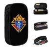 Fashion Knights Of Columbus Logo Pencil Case Pencil Box Pen for Girl Boy Big Capacity Bag School Supplies Zipper Stationery 1