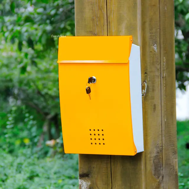 Creative Express File Storage Box Javaslat Kültéri Postafiók Családi Betűdoboz Függő Fali Dekoráció Jelszava Zár
