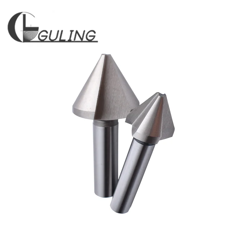 GULING 60° Three-Edged Chamfering Knife 6.3 8 10.4 12.5 16 20 25 30 31 35 40 50 60 Chamfering Artifact Deburring Dri