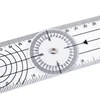 0-140mm 360 Degree Goniometer Angle Medical Spinal Angle Ruler Angle Inclinometer Ruler Protractor Angle Finder Measuring Tool 6