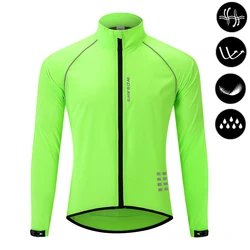 WOSAWE Men's Ultralight Reflective Cycling Windbreaker Jacket - EU 3XL (ASIA 4XL) (BL244-G Hot Sale)
