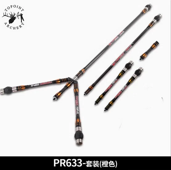 PR633 3K Pure Carbon Balance Rod 4/5/6/10/12/15/24/27/30/33in Archery Compound Bow Stabilizer Bar Shooting