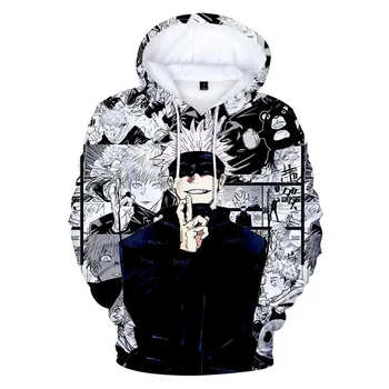 3D Print Anime Jujutsu Kaisen Hoodies Sweatshirts Men/Women/ Kids Fashion Streetwear Autumn Winter y2k Plus Size Men's Clothing