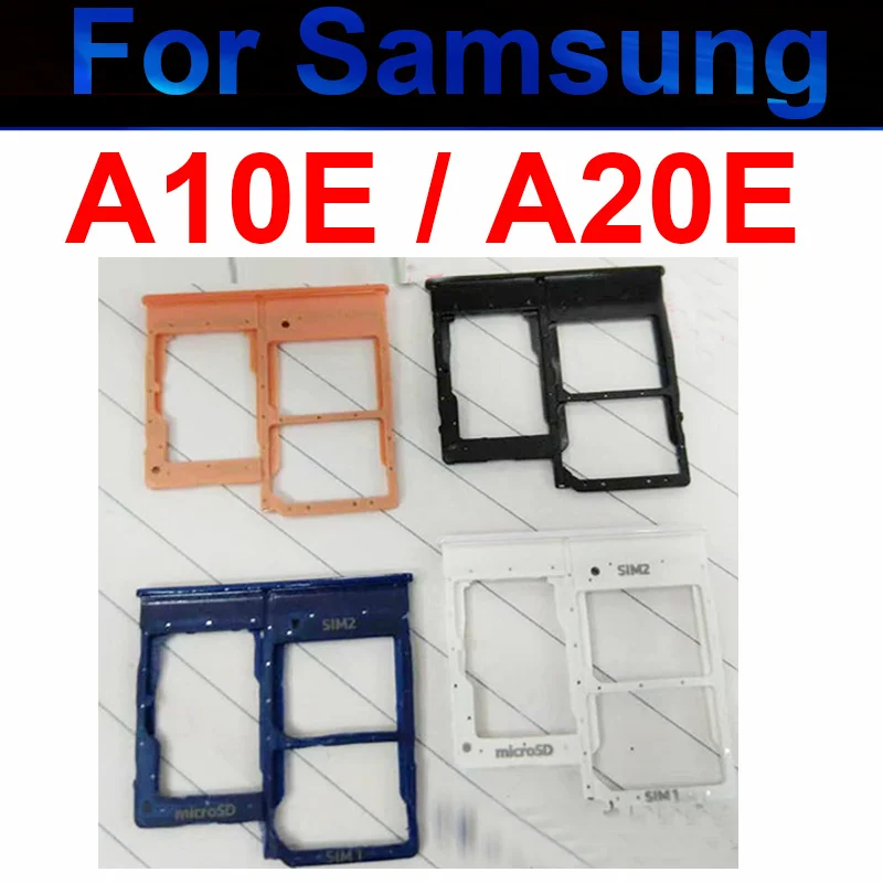

Лоток для сим-карты для Samsung A10E SM-A102U A102N A102W /A20E A202 A202F A202DS, лоток для Micro Sim-карты, держатель слота, запасные части