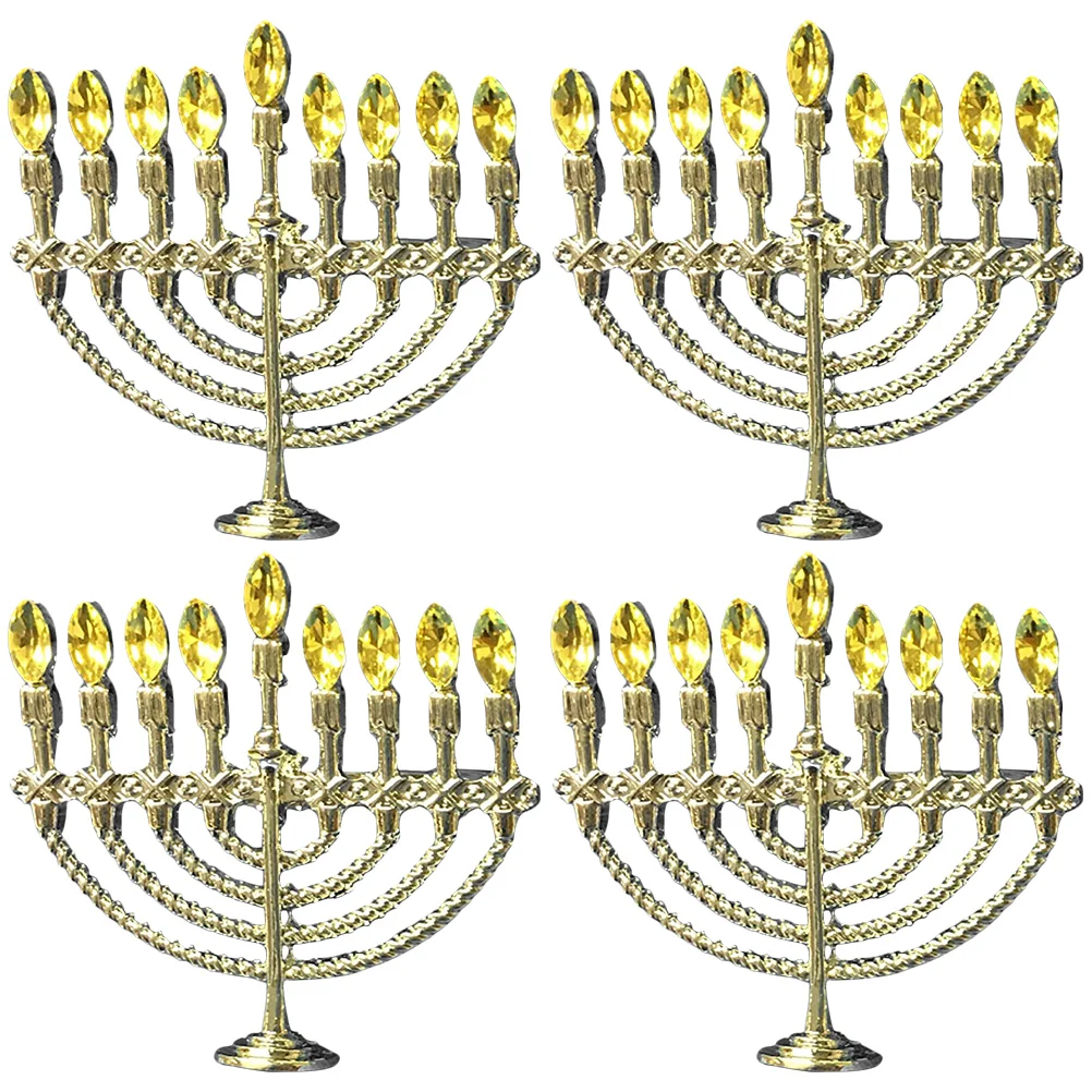 

Alloy Napkin Rings Wear-Resistant Serviette Buckles Decorative Serviette Rings Hanukkah New Year Table Napkins for