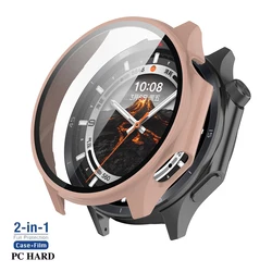 Custodia Universale per Smartwatch con Vetro Temperato Premium e PC con Protezione per Schermo in TPU Morbido