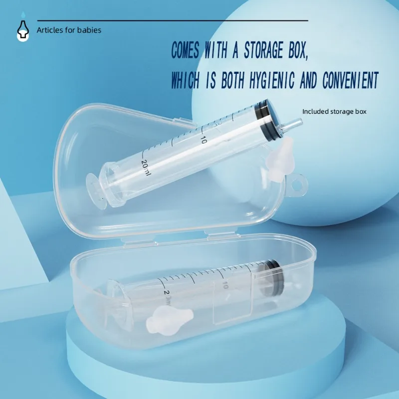 Babi Nose Cleaner Rhinitis Nasal Washer Needle Tube Baby Nasal Aspirator Cleaner Syringe For Children 2Pcs/box nasal aspirator nasal irrigator